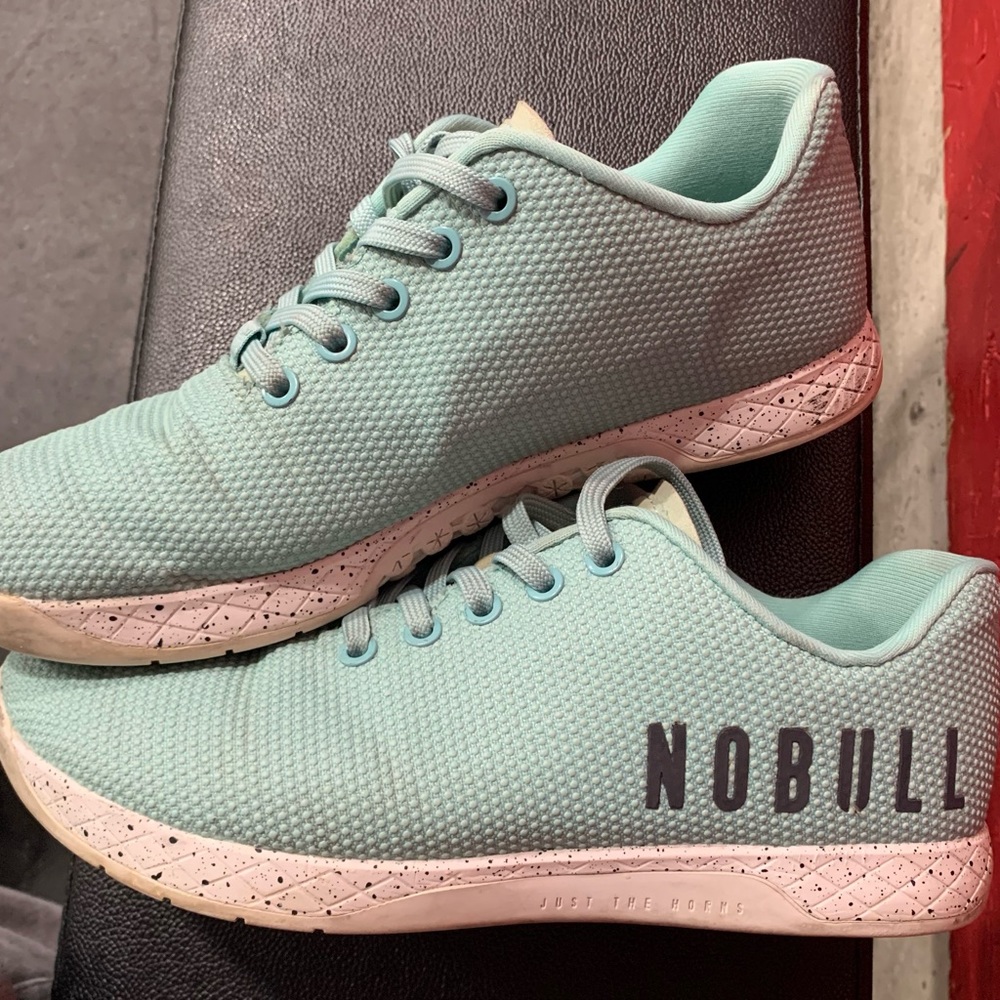 NoBull Womens Trainers - Size 9 - Teal/Aqua